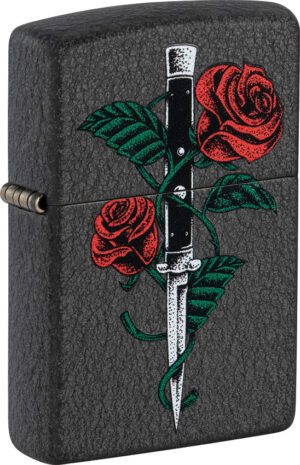 Zippo Rose Dagger Tattoo Lighter