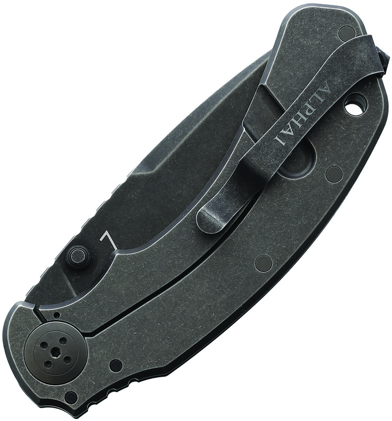 Bastinelli Creations Alpha 1 Framelock Knife Black (3.75") for sale