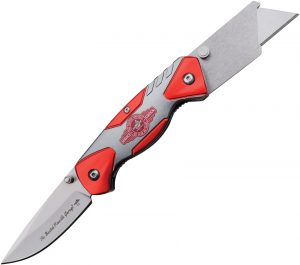 Busted Knuckle Linerlock Red/Gray (2.75″)