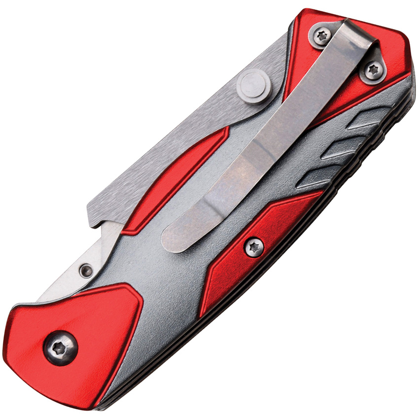 Busted Knuckle Linerlock Red/Gray (2.75")