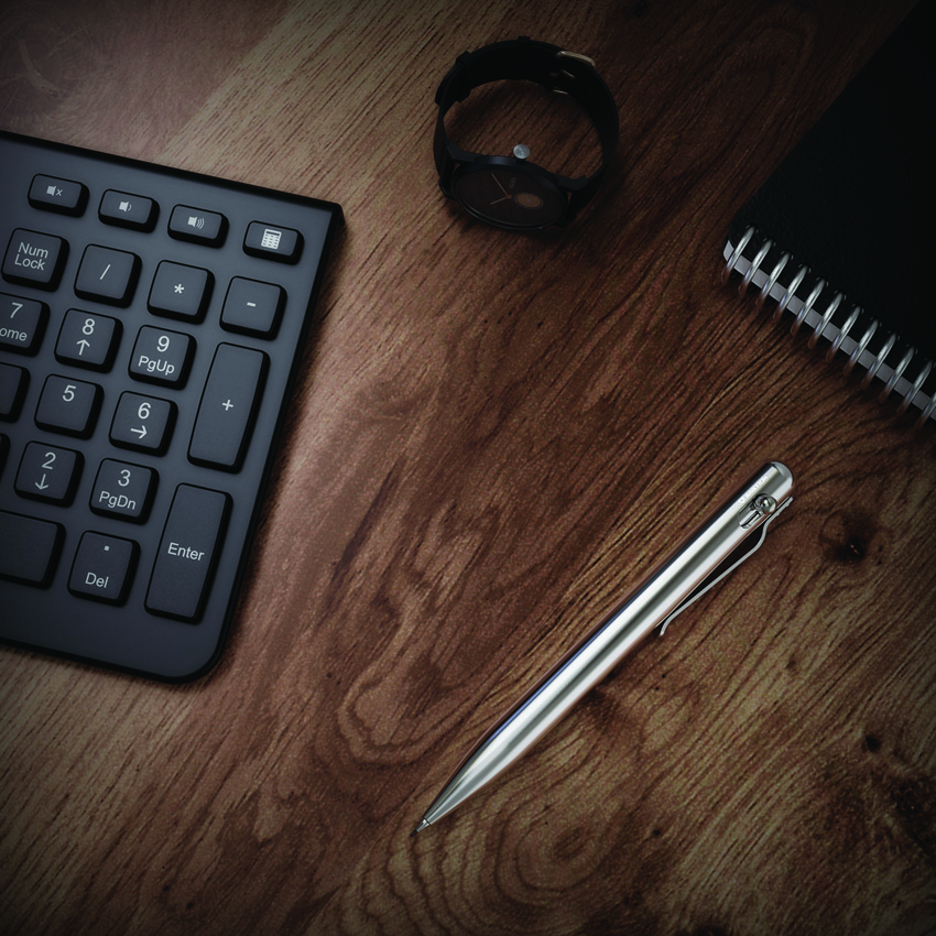 Bastion Bolt Action Pencil Stainless Bastion Bolt Action Pencil Stainless