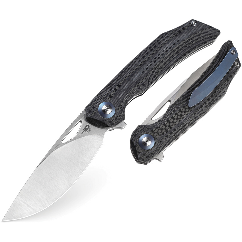Bestech Falko, Bestech Falko CF Knife ,Bestech Falko CF Knife Black (3.75")