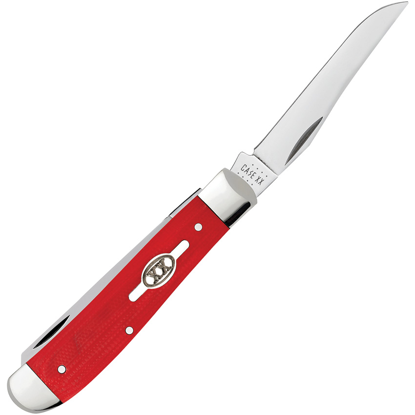 Case Cutlery Mini Trapper Red G10