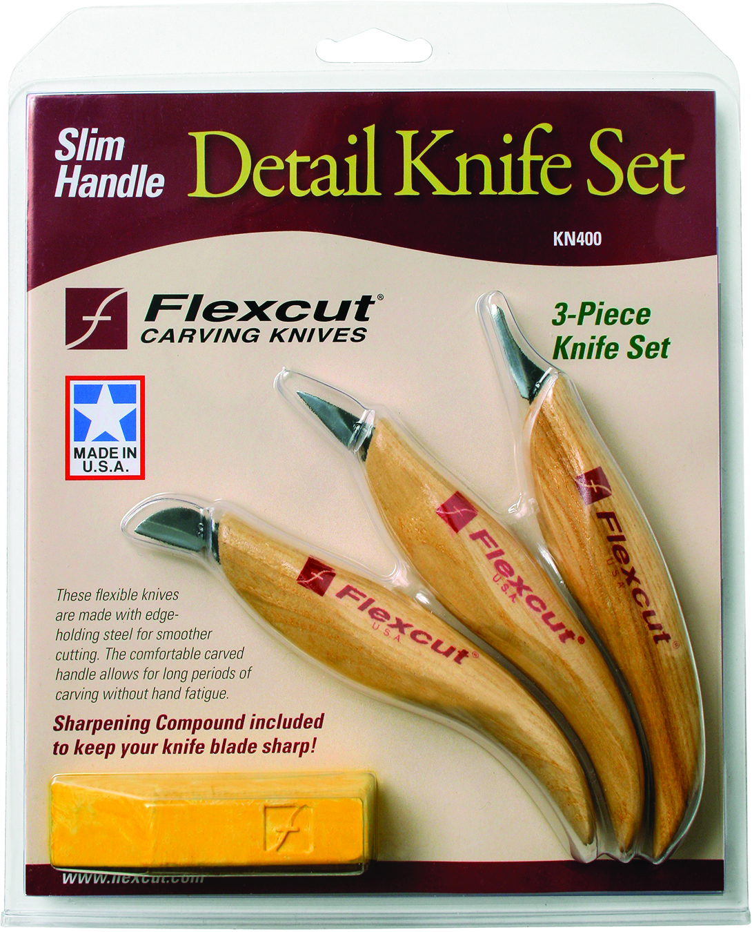 Flexcut Slim Handle Detail Knife Set Flexcut Slim Handle Detail Knife Set