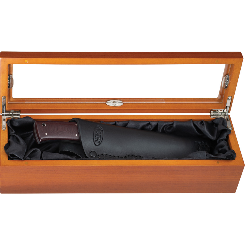 Fallkniven HK9 Fixed Blade Maroon Micarta (3.5")