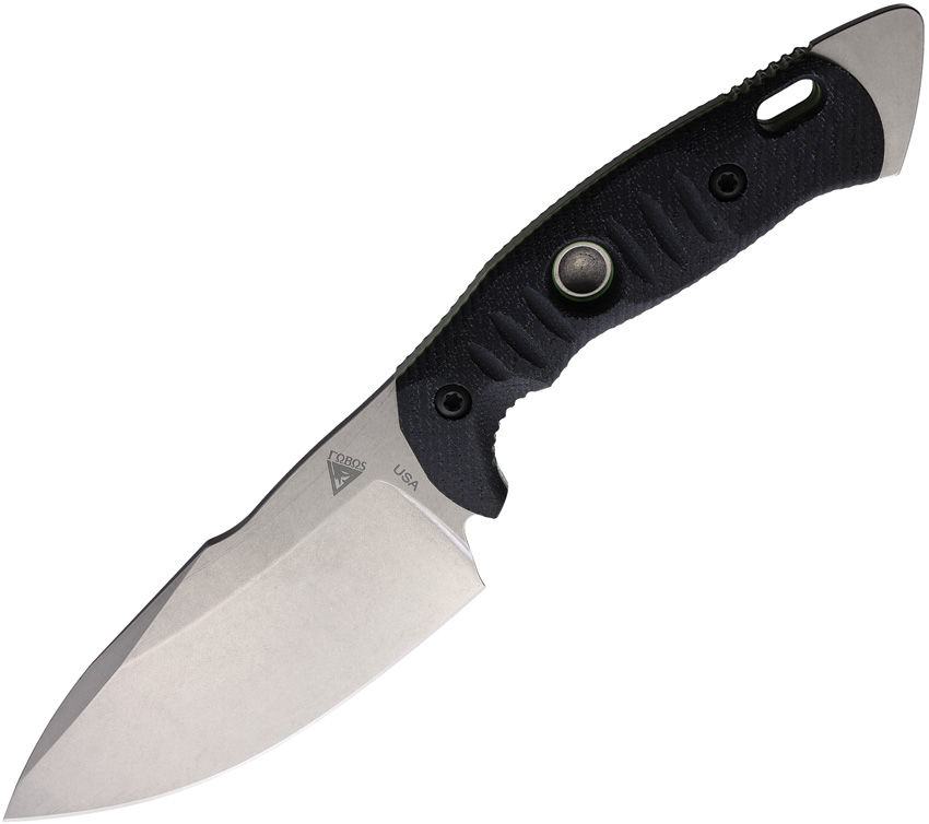 Fobos Knives Alaris Fixed Blade Black/Grn (5")
