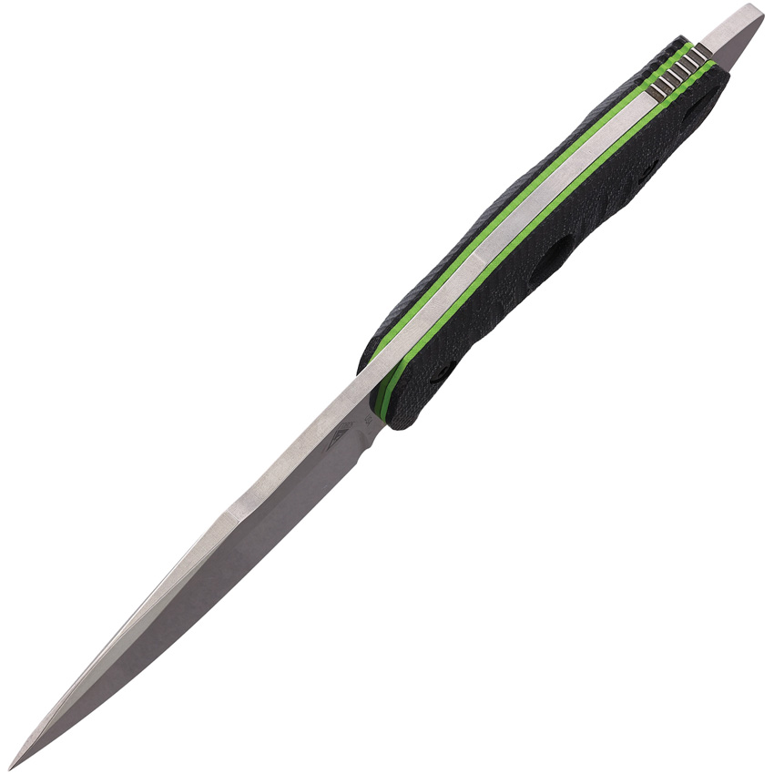Fobos Knives Alaris Fixed Blade Black/Grn (5")