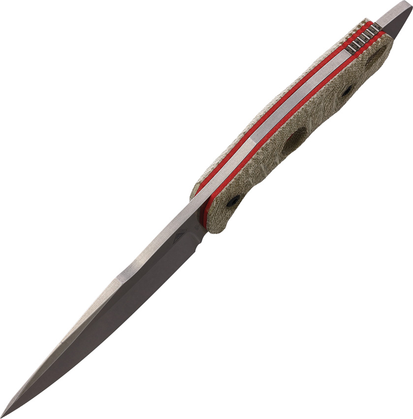 Fobos Knives Alaris Fixed Blade Grn/Red (5")