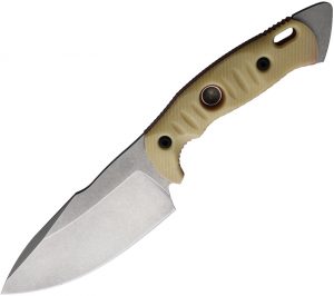 Fobos Knives Alaris Fixed Blade Ivr/Red (5″)