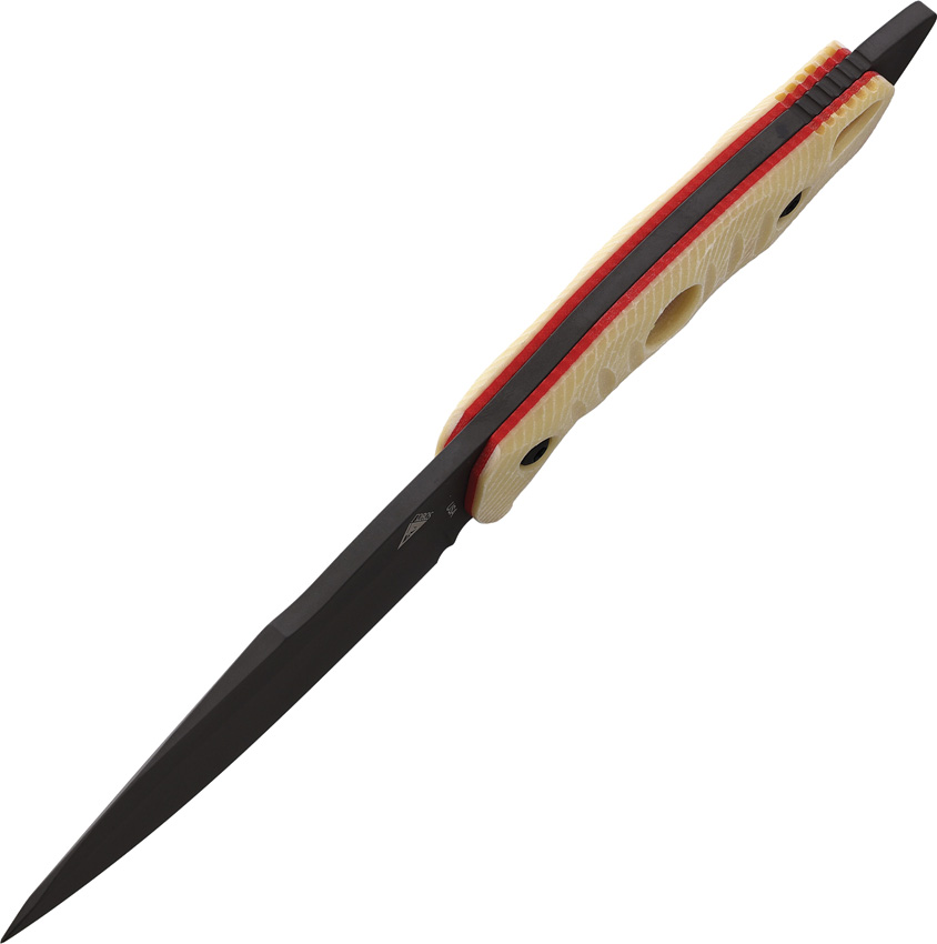 Fobos Knives Alaris Fixed Blade Ivr/Red (5")