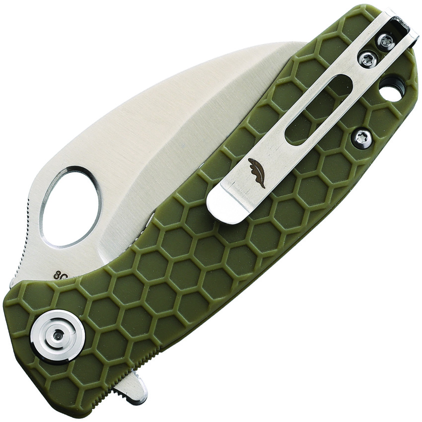 Honey Badger Knives Small Claw Linerlock Green (2.75")