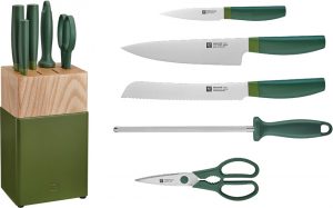 HENCKELS ZWILLING Now S 6pc Block Set Grn