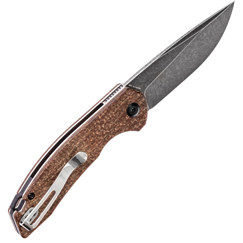 Kansept Knives Mini Accipiter Framelock Brown (2.75")