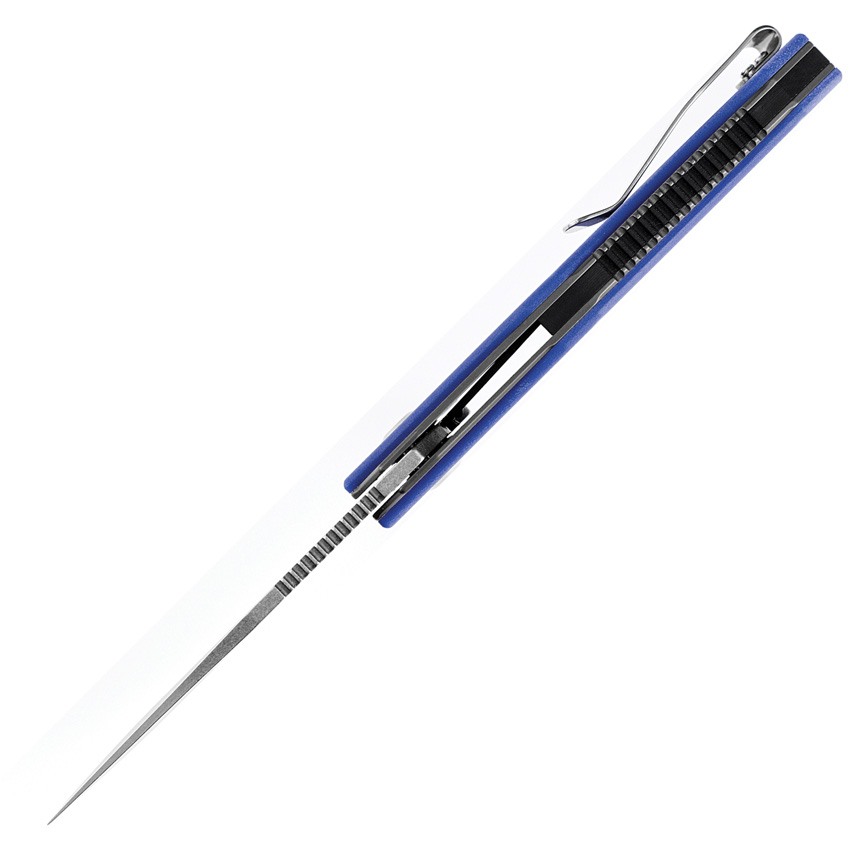 Kansept Knives Mini Hellx Linerlock Blue (3.75")