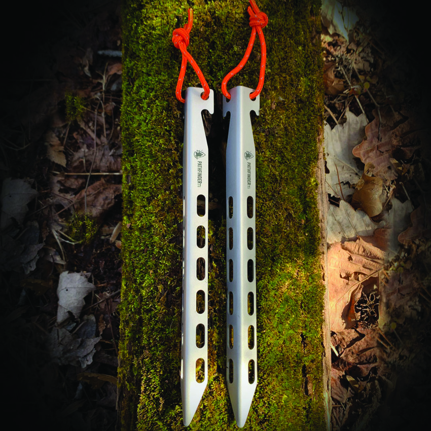 Pathfinder Titanium Tent Stake Set 8pc Pathfinder Titanium Tent Stake Set 8pc