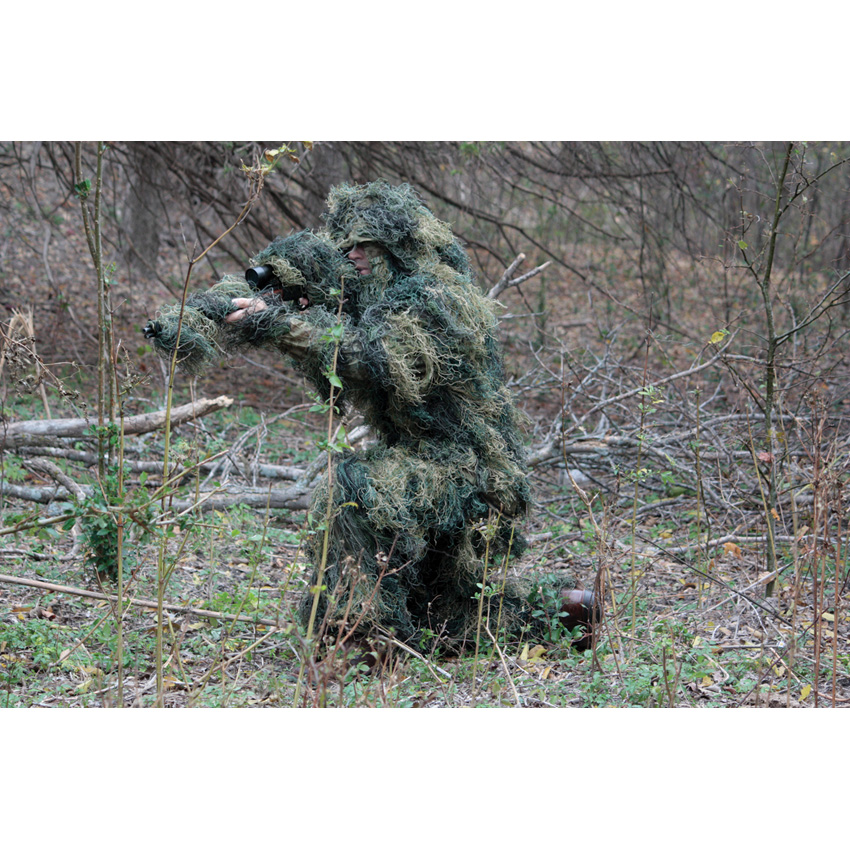 Red Rock Outdoor Gear 5-Piece Ghillie Suit Woodland Red Rock Outdoor Gear 5-Piece Ghillie Suit Woodland