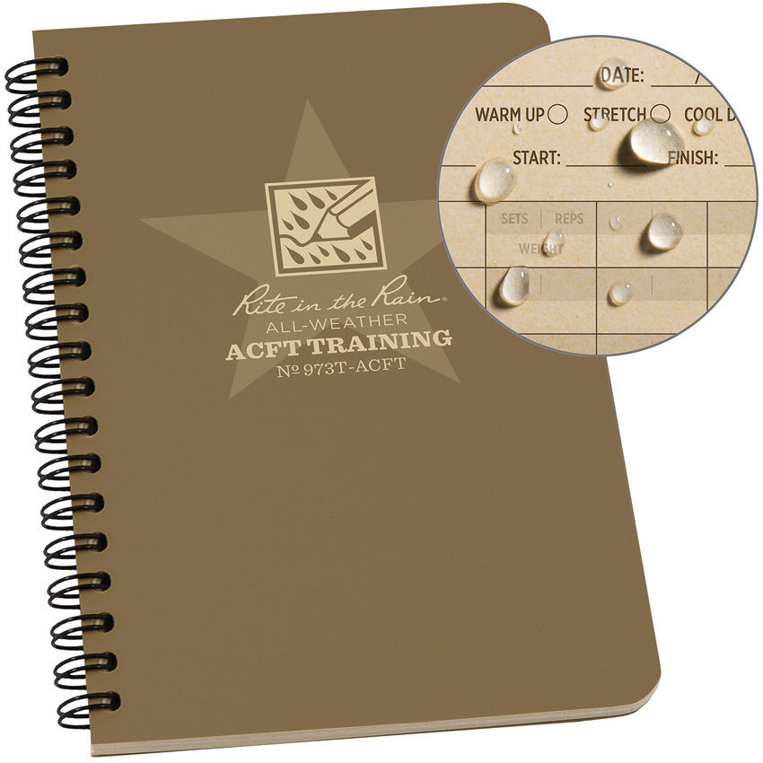Rite in the Rain ACFT Physical Fitness Journal