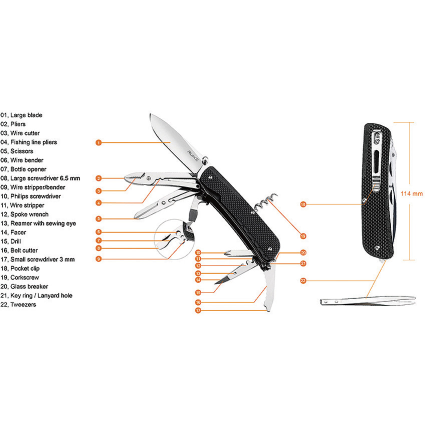 RUIKE L41 Large Multifunction Knife RUIKE L41 Large Multifunction Knife