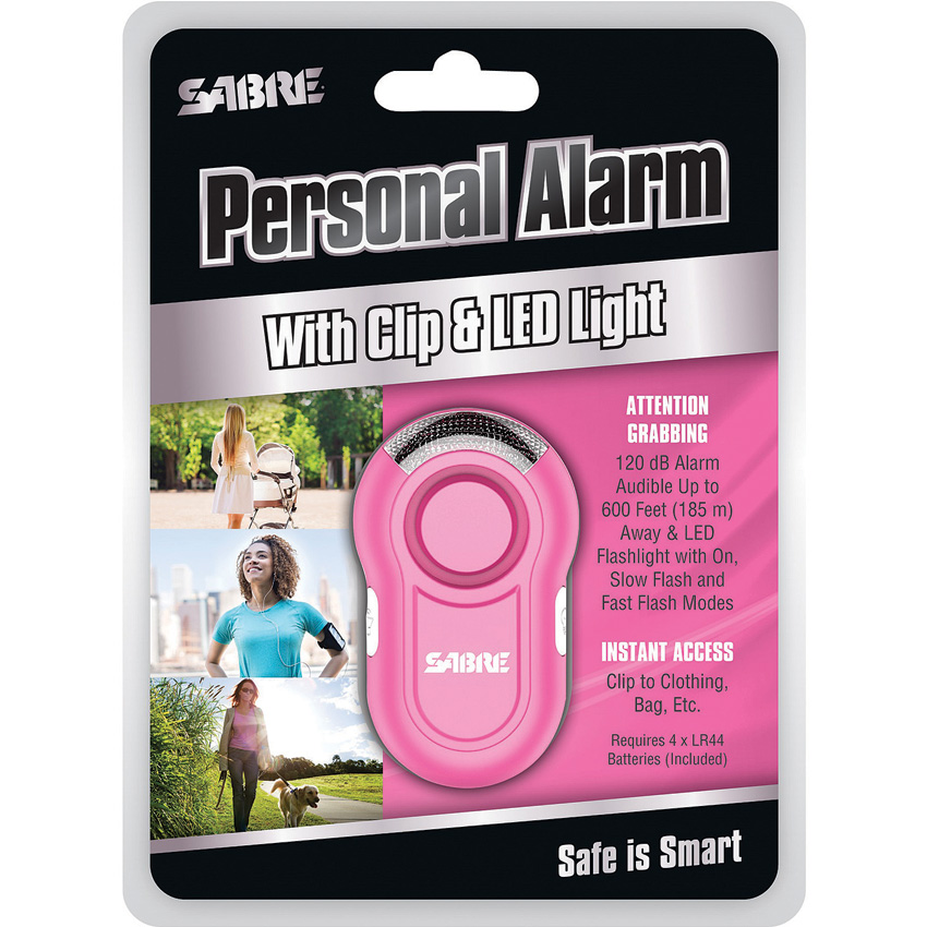 Sabre Personal Alarm Pink