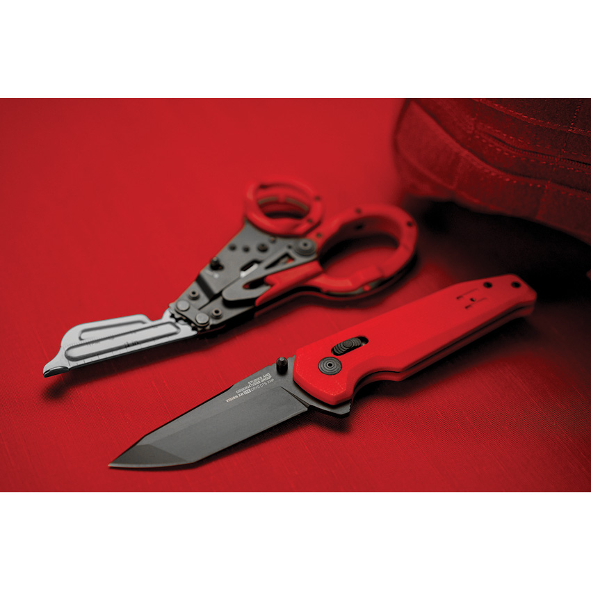 SOG Vision XR Lock LTE Red (3.38") SOG Vision XR Lock LTE Red (3.38")
