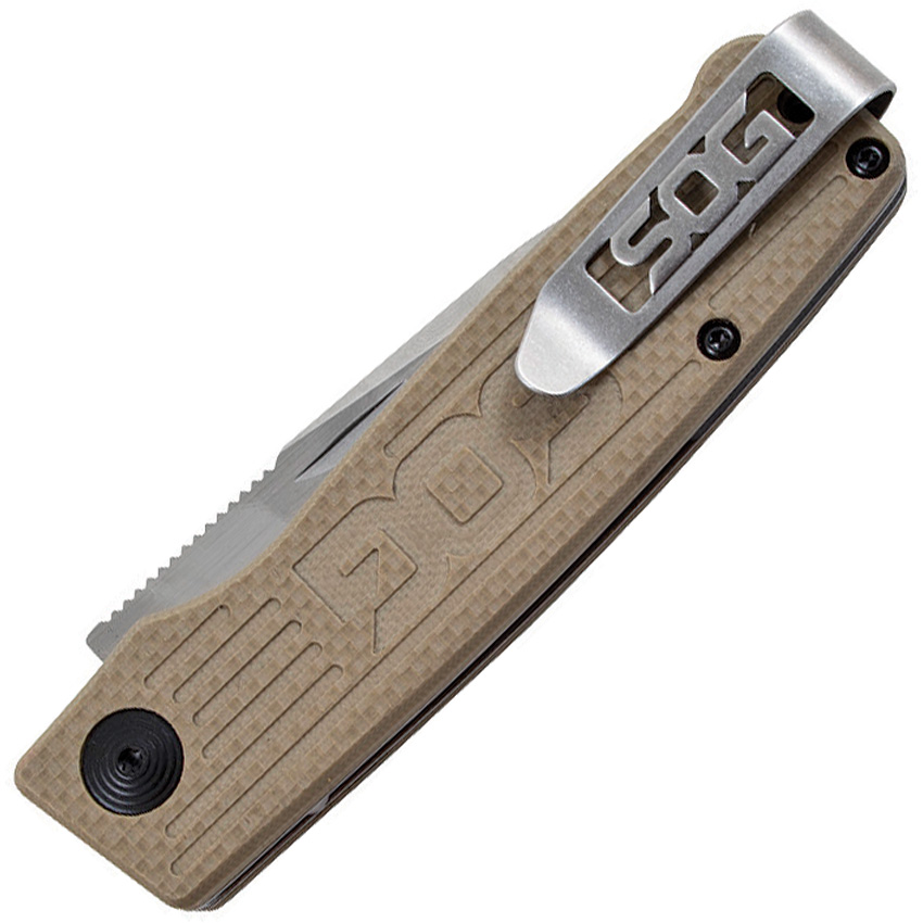 SOG Terminus,SOG Terminus Slipjoint Tan Knife (3")