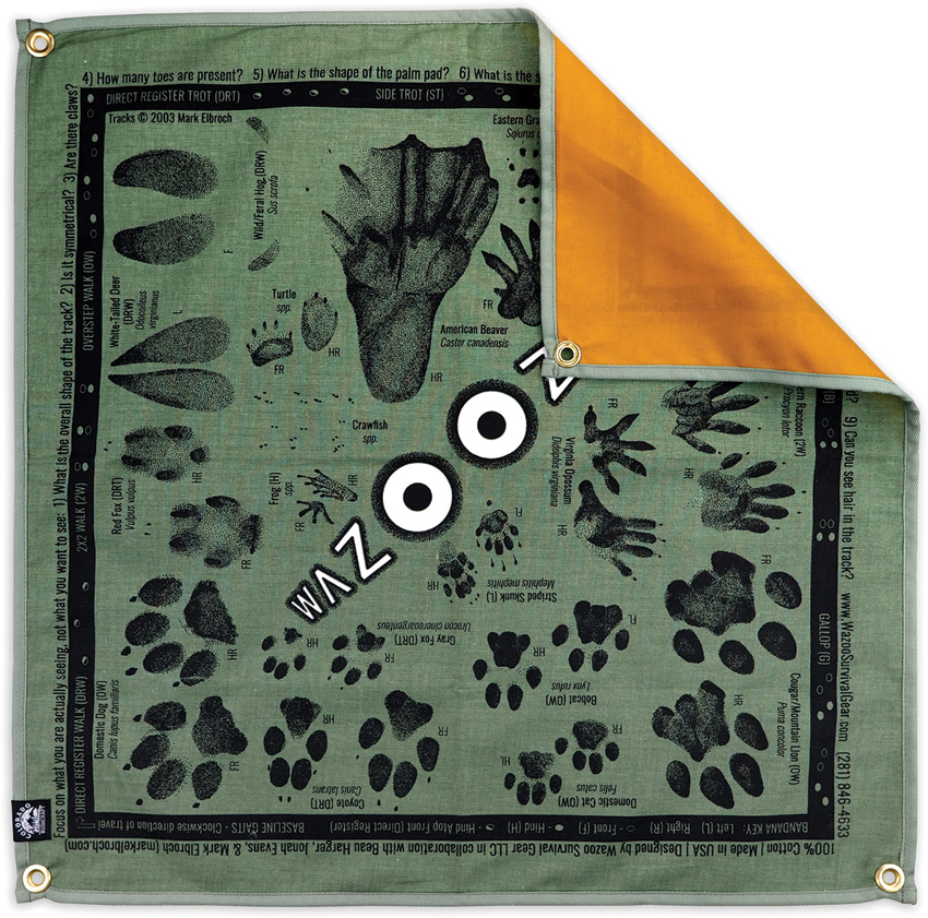 Wazoo Survival Gear Tracking Ground Cloth