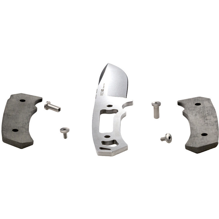 WOOX Rock 62 , WOOX Rock 62 Fixed Blade Black, WOOX Rock 62 Fixed Blade Black Micarta (4.25")