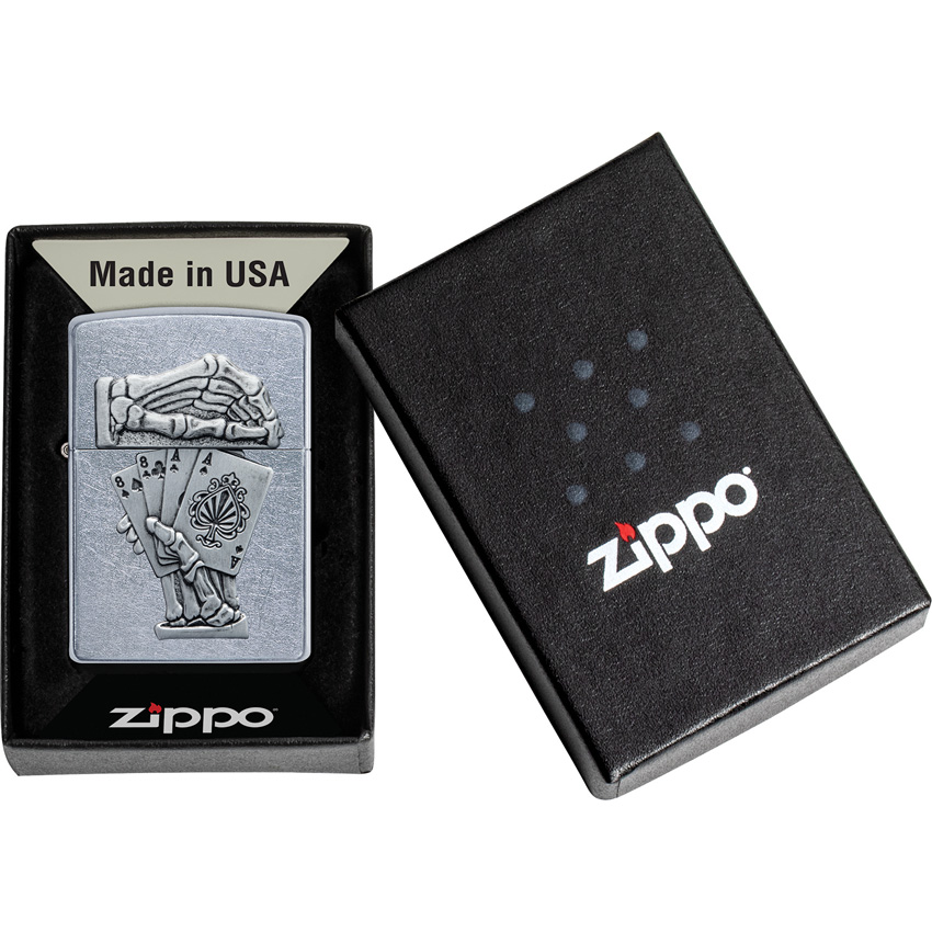 Zippo Dead Man\'s Hand Emblem