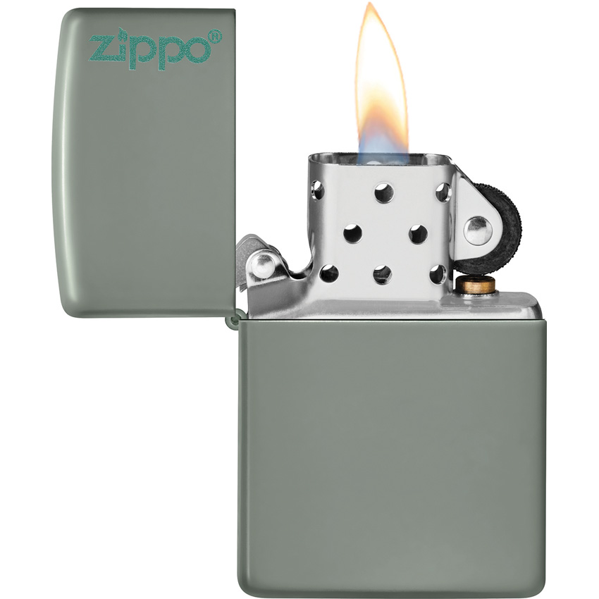 Zippo Classic Lighter Sage Logo