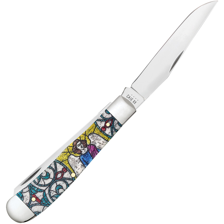 Case Cutlery Trapper Stained Glass Angel