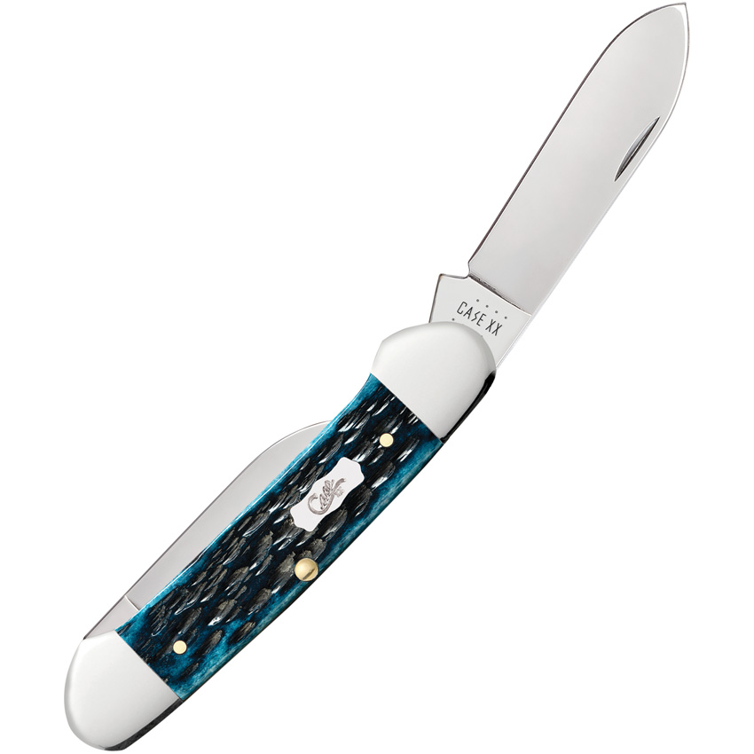 Case Cutlery Pocket Worn Mediterranean Blu