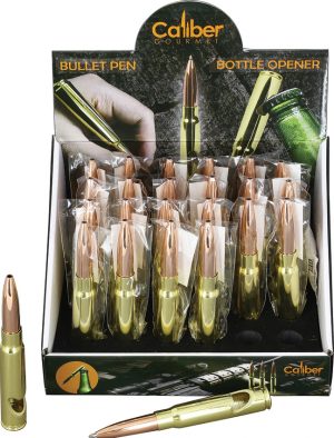 Caliber Gourmet Bullet Pen/Bottle Opener 24pk