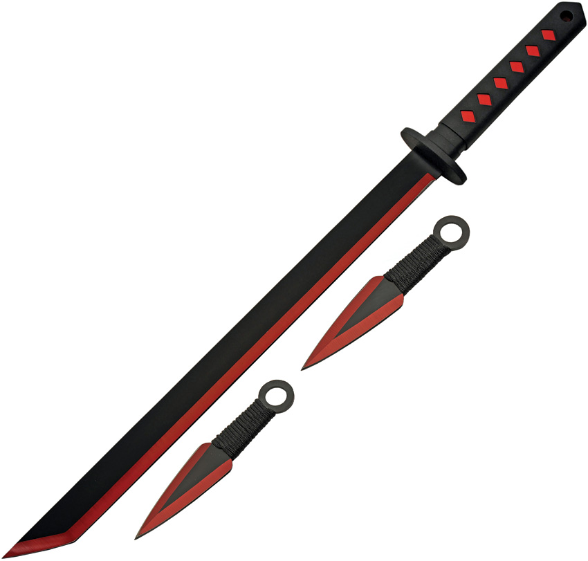 Rite Edge Ninja Sword Thrower Set Red