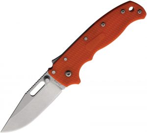 Demko AD 20.5 Shark Lock Knife Orange (3″)