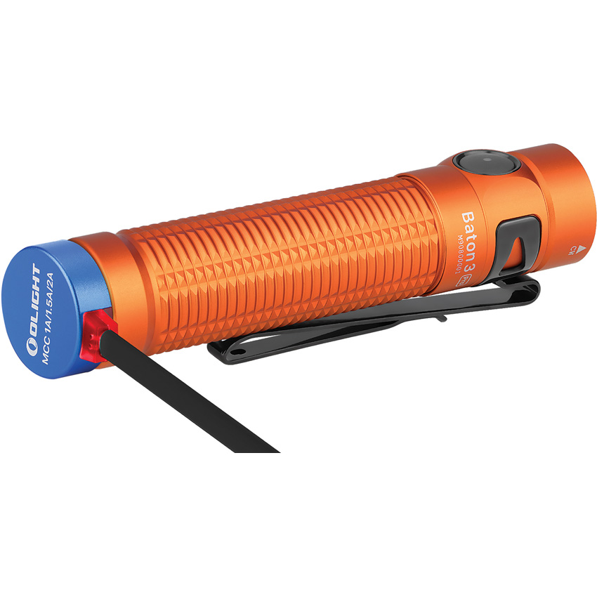 Olight Baton 3 Pro Flashlight Orange