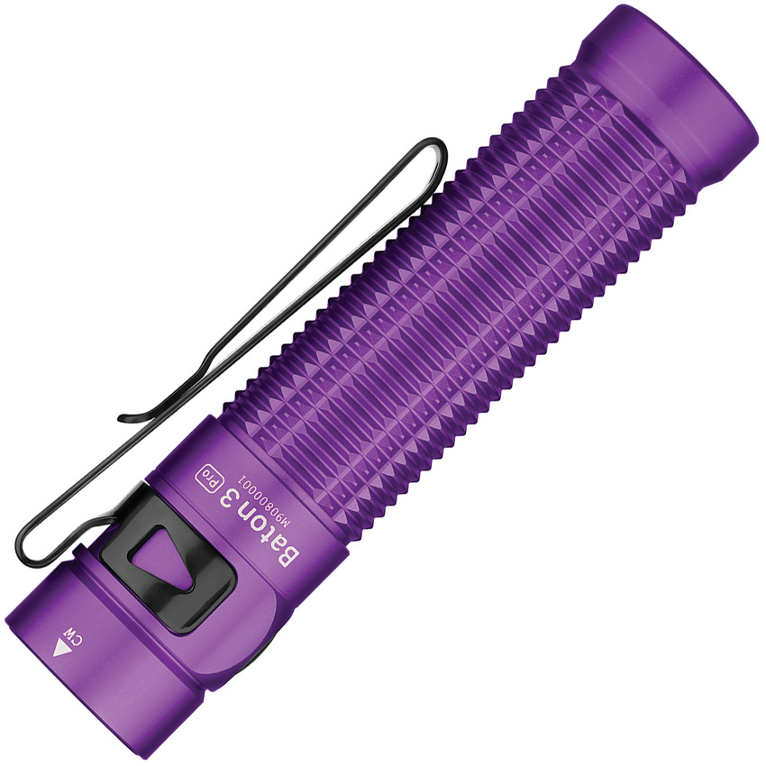 Olight Baton 3 Pro Flashlight Purple