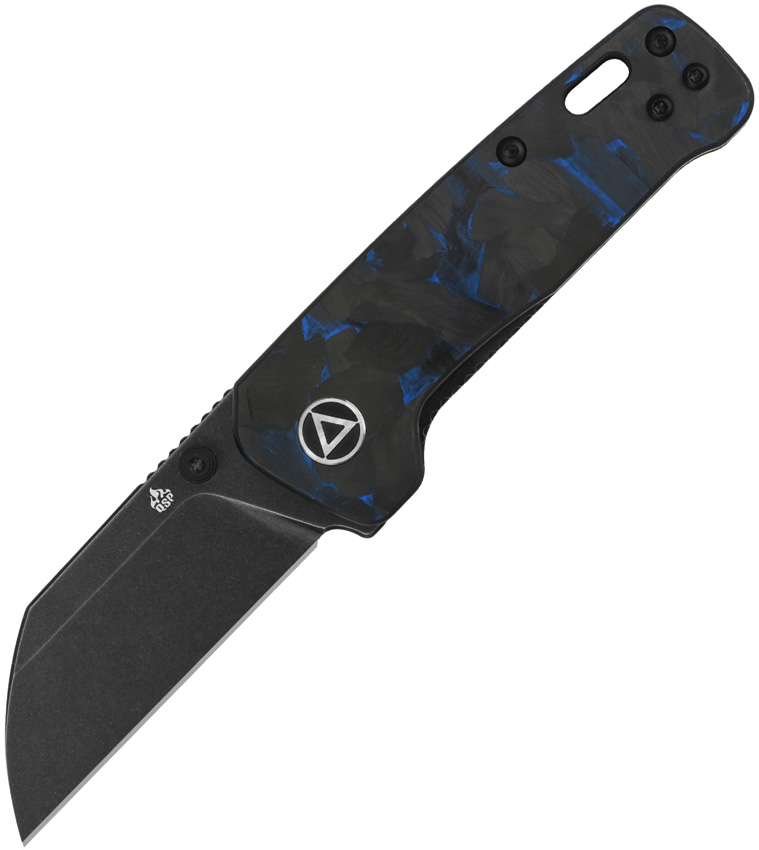 QSP Knife Mini Penguin Linerlock Blue CF (2.25") QSP Knife Mini Penguin Linerlock Blue CF (2.25")