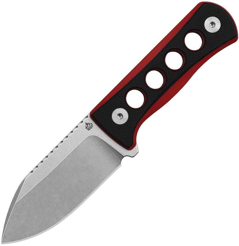 QSP Knife Canary Neck Knife Red (2.5")