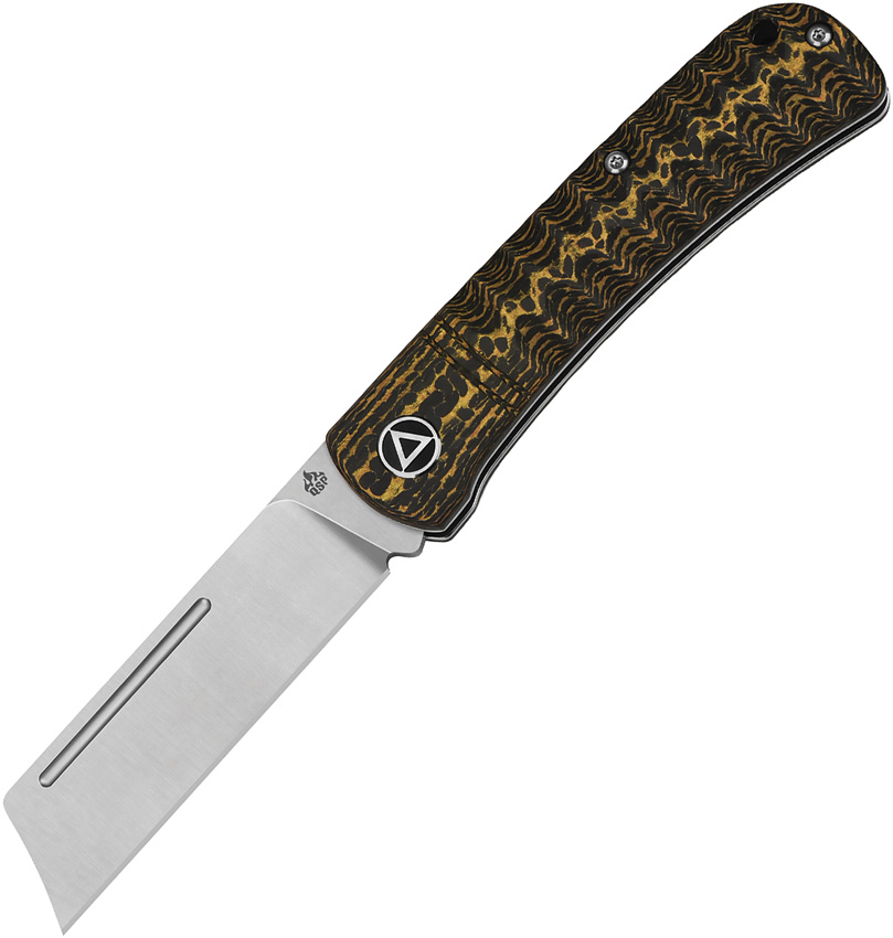 QSP Knife Hedgehog Slip Joint Golden CF