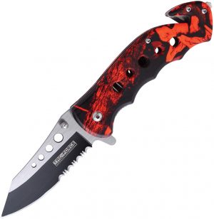 Tac Force Rescue Linerlock A/O Red (3.25″)