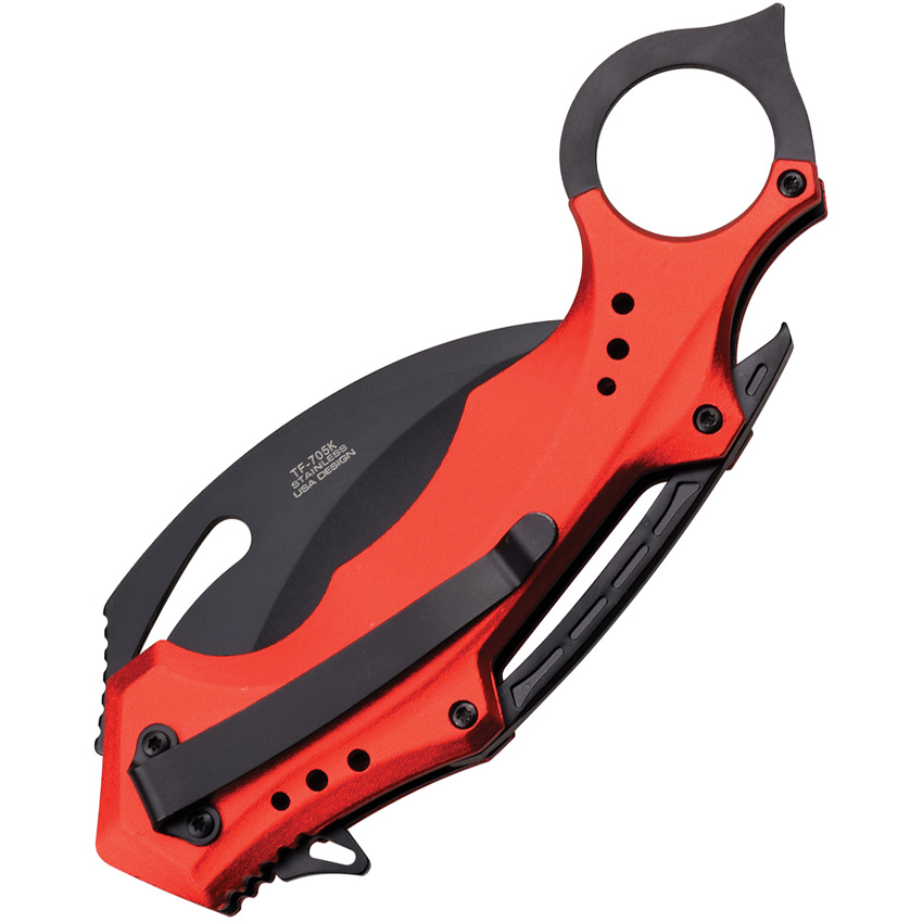 Tac Force Linerlock A/O Red