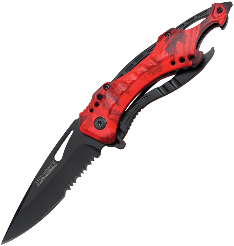 Tac Force Linerlock A/O Red Camo