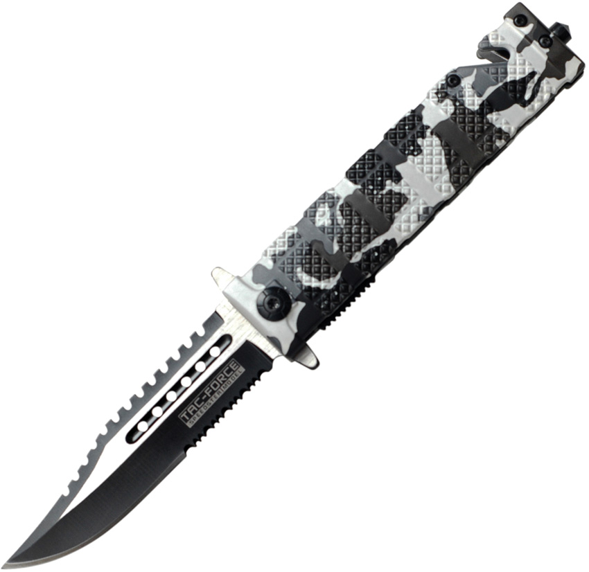 Tac Force Knurled Rescue Linerlock A/O