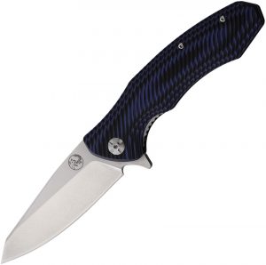 Tassie Tiger Knives FB Linerlock Black/Blue (3.75″)