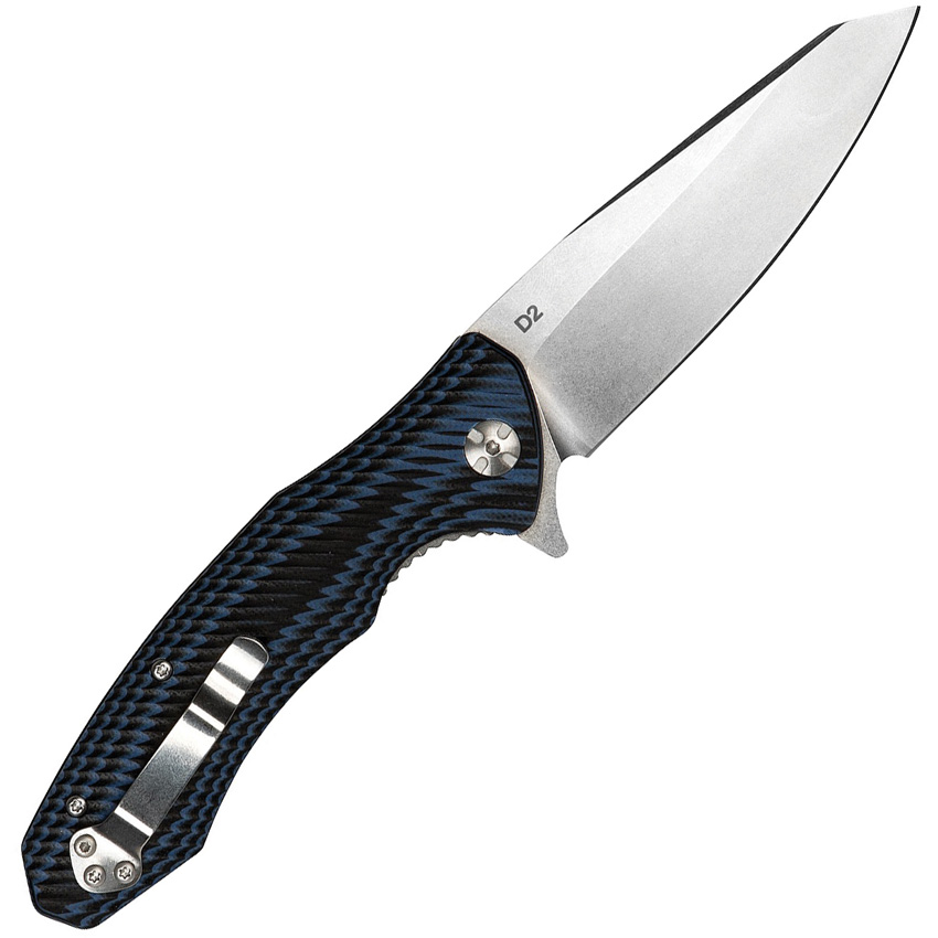 Tassie Tiger Knives FB Linerlock Black/Blue