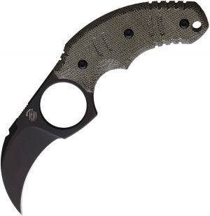Bastinelli Creations Ligament Fixed Blade OD Green (2″)
