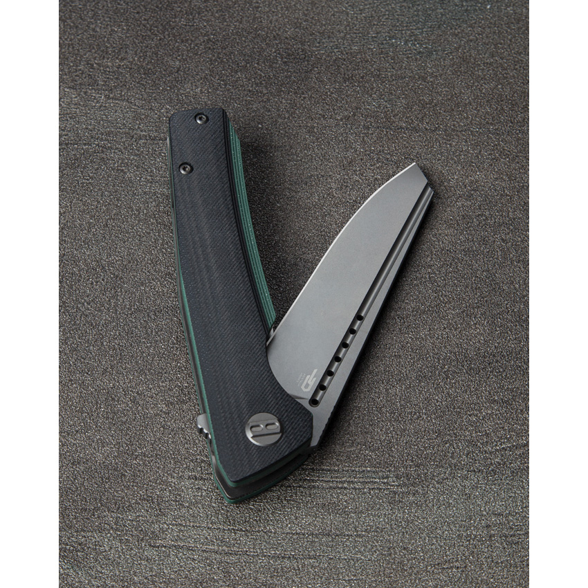 Bestech Knives Slyther Linerlock Black/Green (3.63") Bestech Knives Slyther Linerlock Black/Green (3.63")