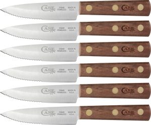 Case Cutlery Steak Knife Set Walnut (4″)