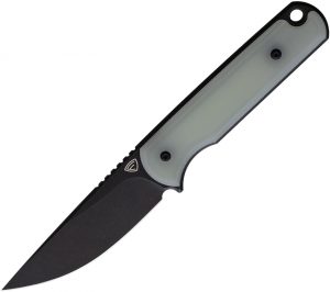 Ferrum Forge Knife Works Lackey Fixed Blade Jade Black (2.88″)