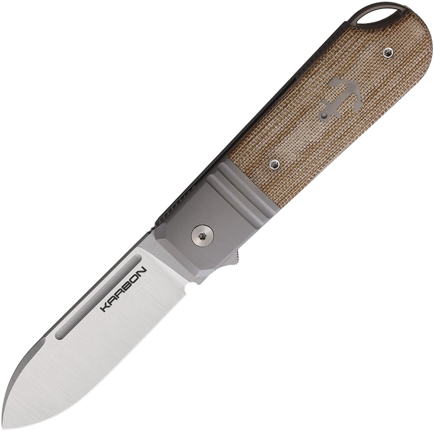 KARBON Ahoy ,KARBON Ahoy Framelock ,KARBON Ahoy Framelock Knife Natural Mic (3.13") for sale